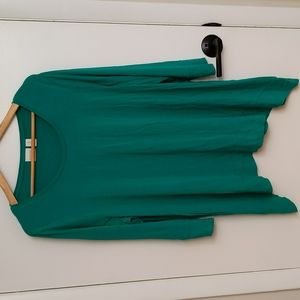 Zenergy by Chico's 3/4 sleeve scoop neck top